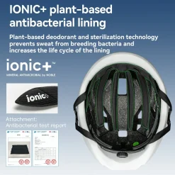 Carbon Fiber Cycling Helmet Antibacterial Lining Ventilated Adjustable Fit 3D-GRID