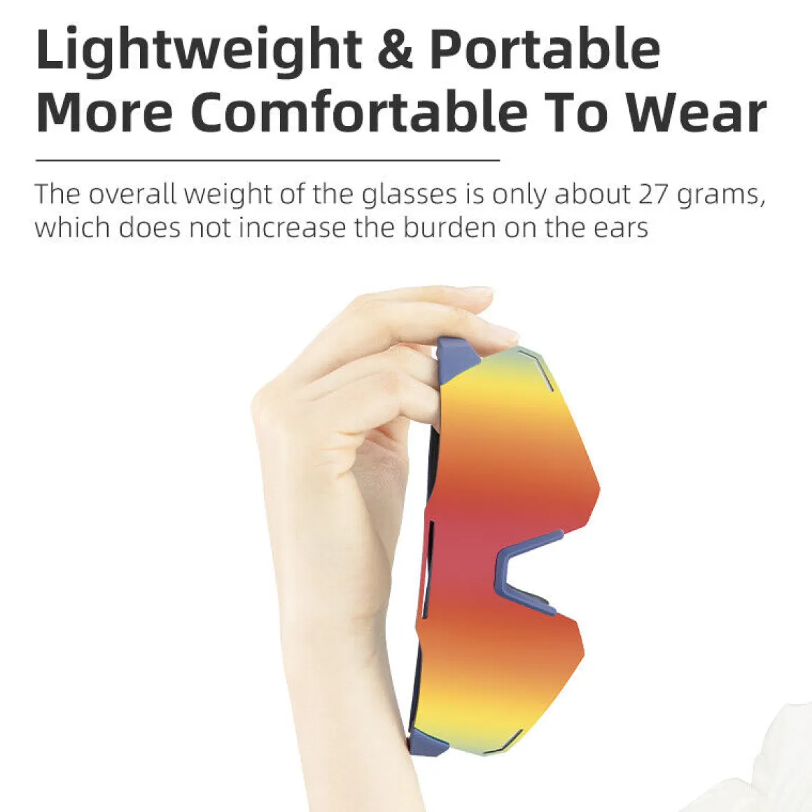 Clear Lens Photochromic Bicycle Glasses (UV400)