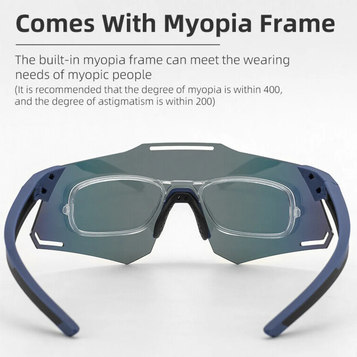 Clear Lens Photochromic Bicycle Glasses (UV400)