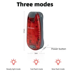 Clip-On Tail Light 3 Lighting Modes