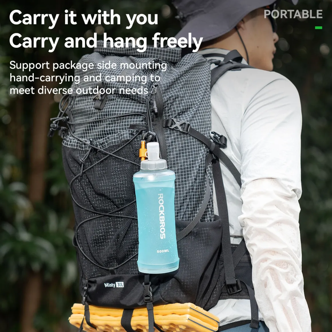 Collapsible Soft Flask 500ml with Bite Valve