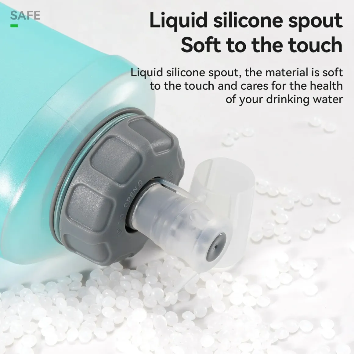 Collapsible Soft Flask 500ml with Bite Valve
