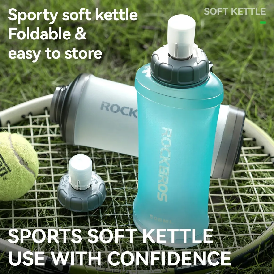 Collapsible Soft Flask 500ml with Bite Valve