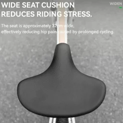 Comfort Bike Seat Cushion Extra Wide and Thick