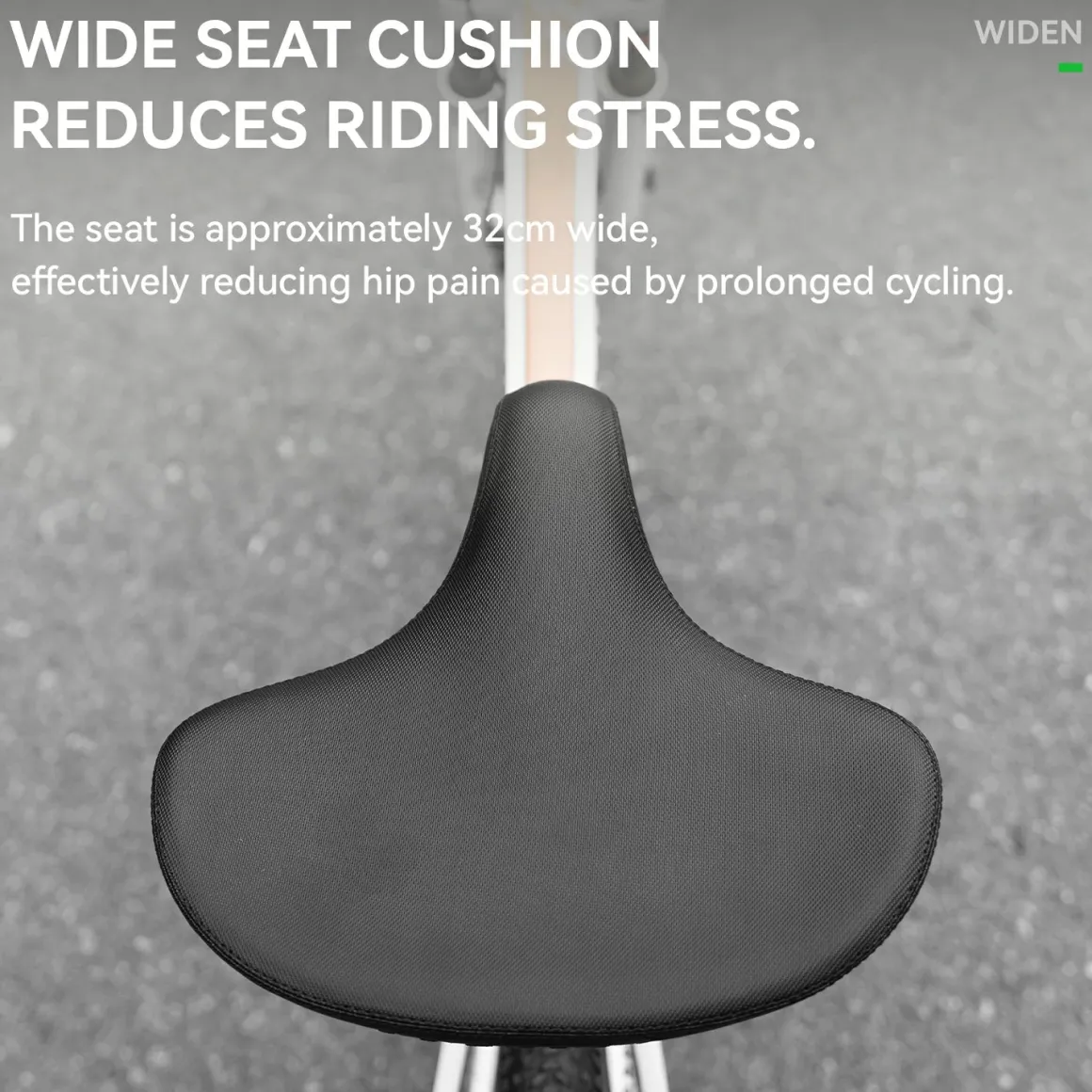 Comfort Bike Seat Cushion Extra Wide and Thick