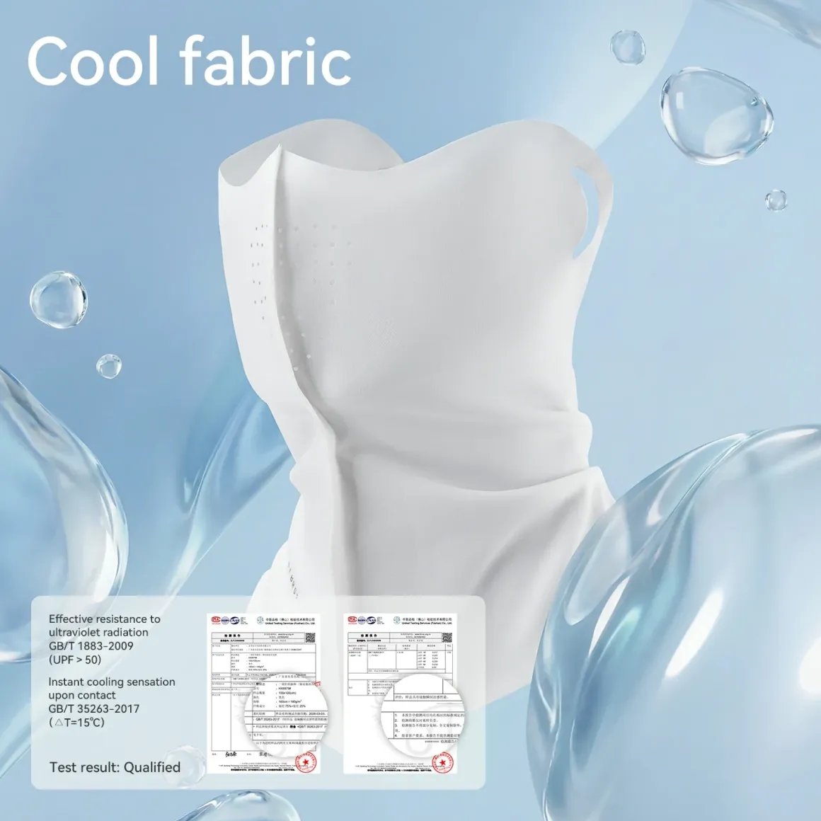 Cooling Face Mask Neck Gaiter for Cycling & Outdoor