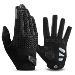 Cycling Gloves Full Finger with Gel Padded Shock Absorbing