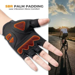 Cycling Gloves Half Finger SBR Padded