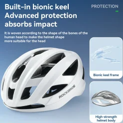 Cycling Helmet Bionic Support Antibacterial Liner Adjustable Fit