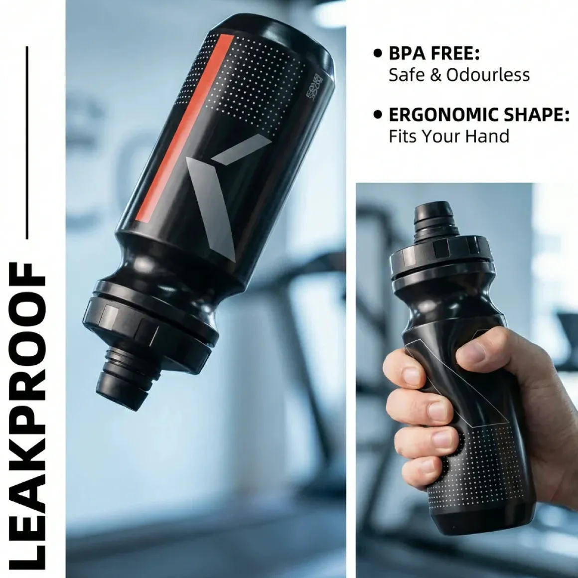 Cycling Water Bottle 600ml Leakproof