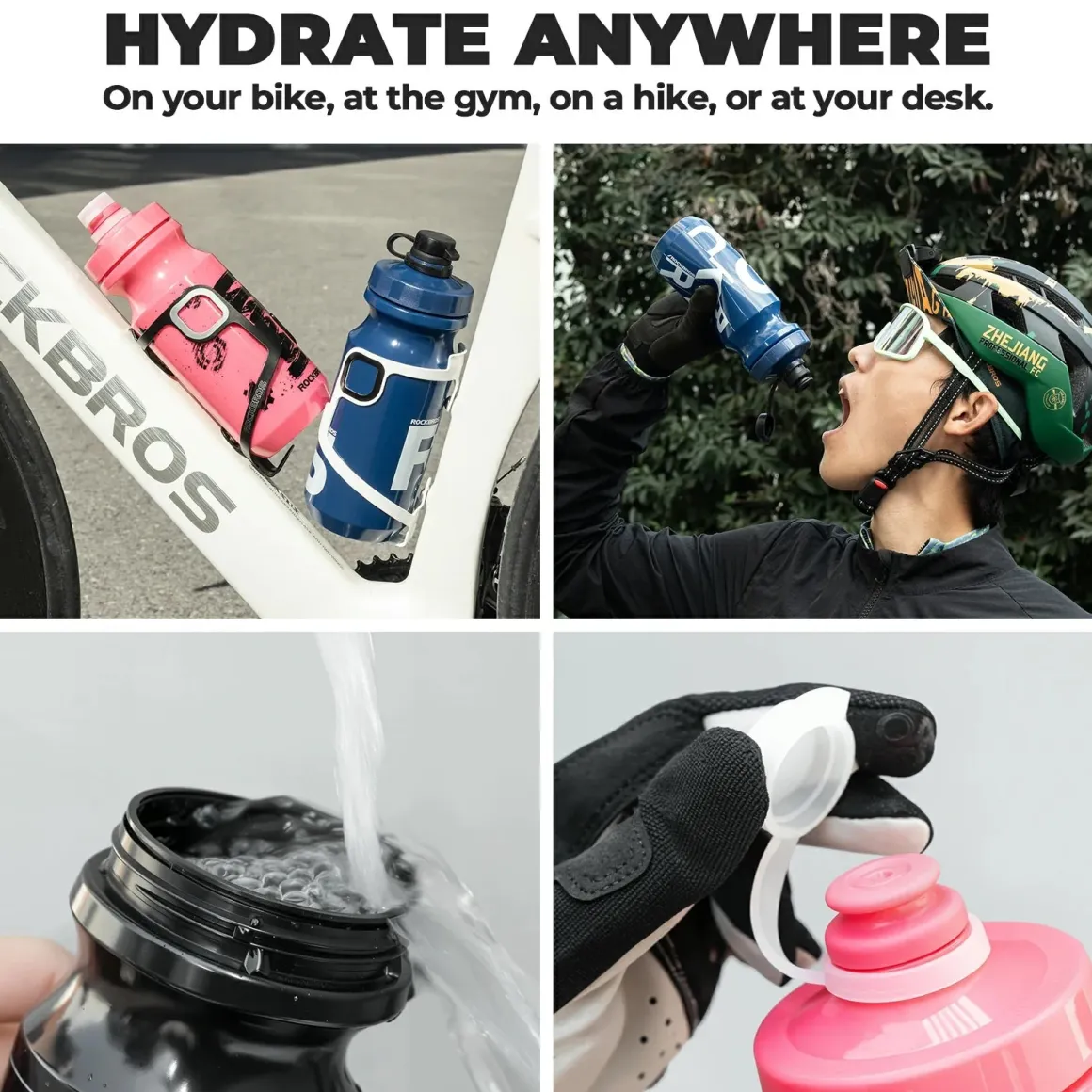 Cycling Water Bottle 600ml Leakproof