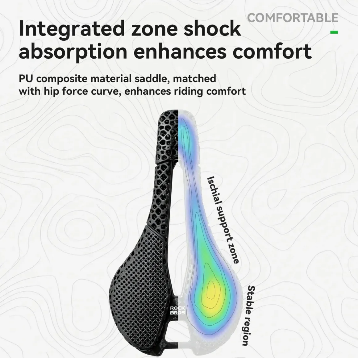 3D Print Bike Saddle 145mm Carbon Seat