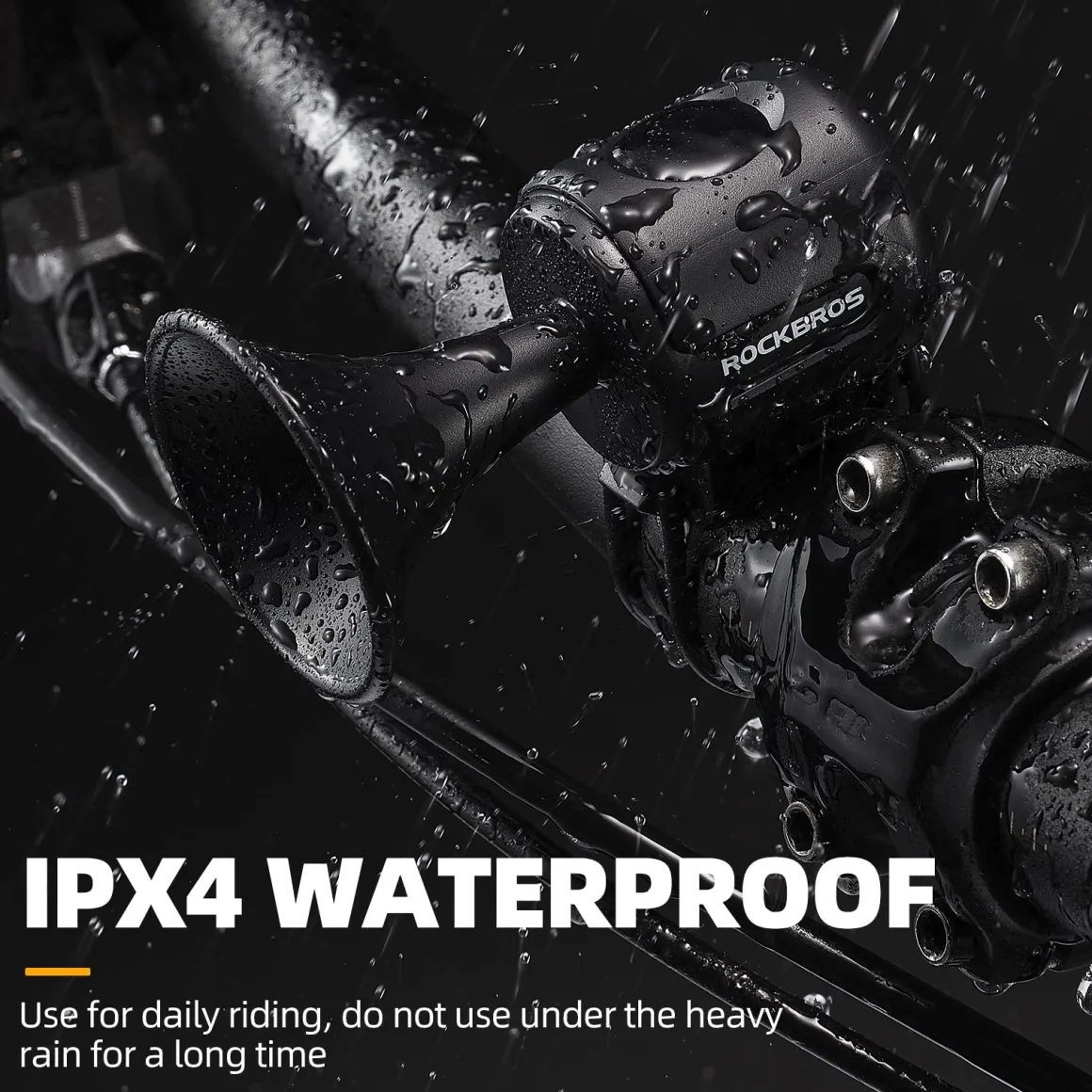 Electric Bike Horn 120dB IPX4 Waterproof for Ebike Scooter