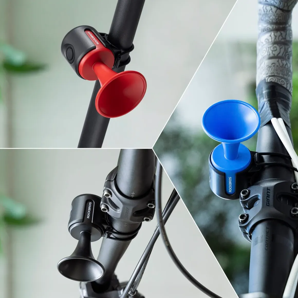 Electric Bike Horn 120dB IPX4 Waterproof for Ebike Scooter