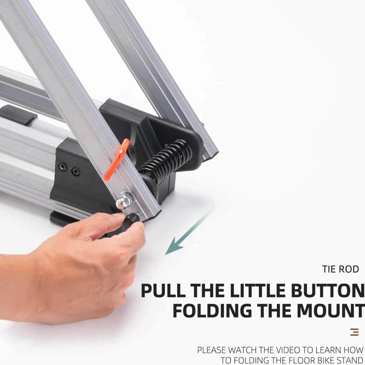 Foldable Alloy Indoor Bike Stand for 20"-29" Wheels