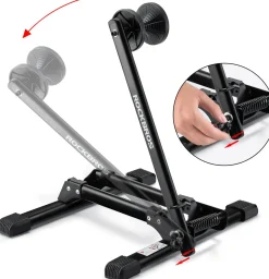 Foldable Carbon Steel Floor Bike Stand for 20
