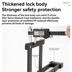 Folding Bike Lock ART Certified High-Security