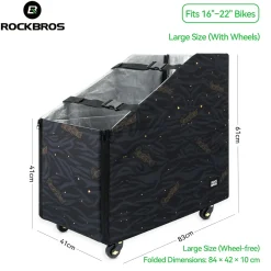 Folding Bike Travel Case Fits 14