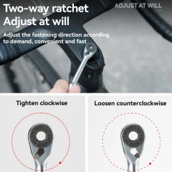 Folding Multi-Function Ratchet Tool