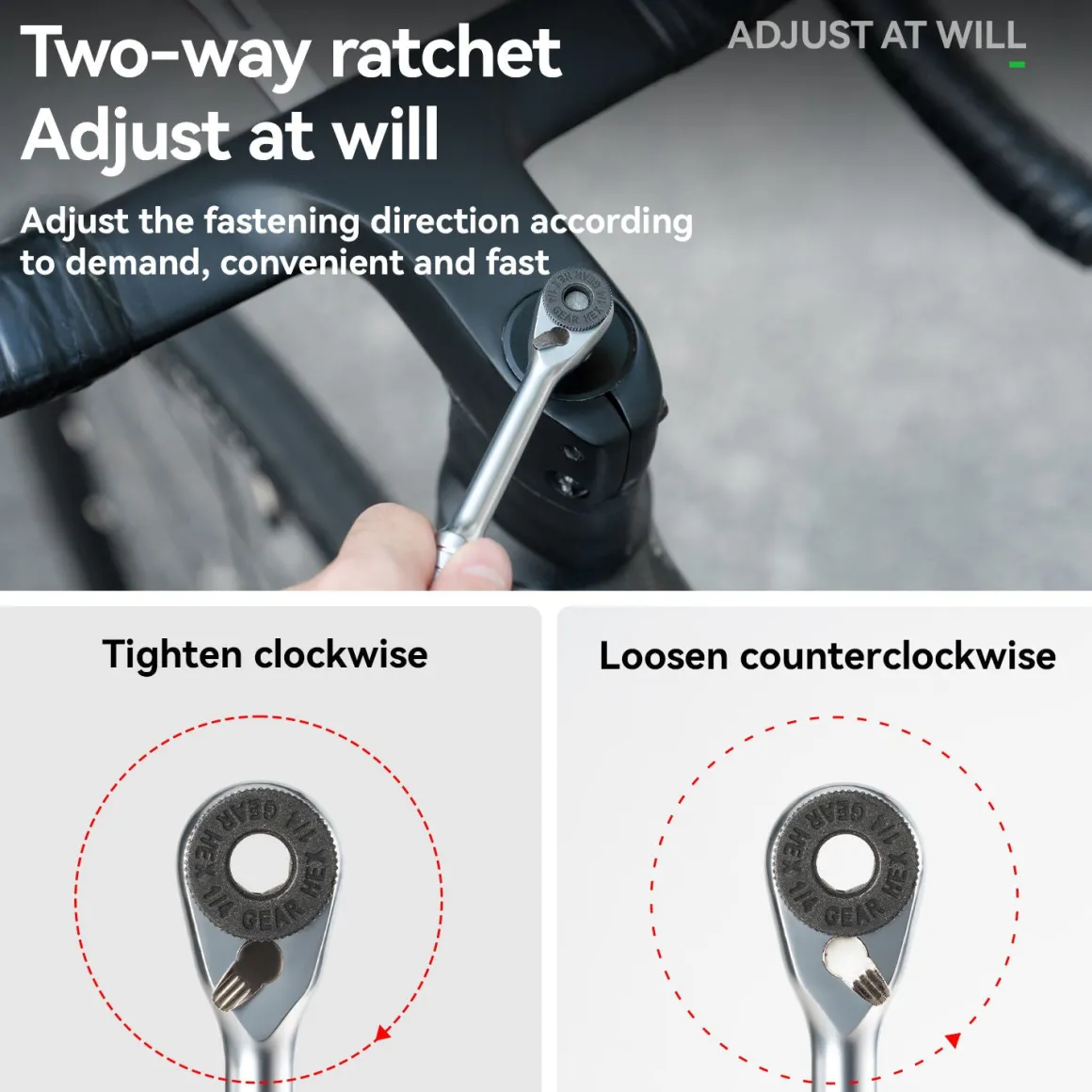 Folding Multi-Function Ratchet Tool