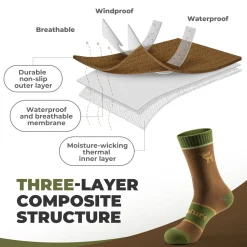 Four-Season Waterproof Socks Breathable for Outdoor Sports
