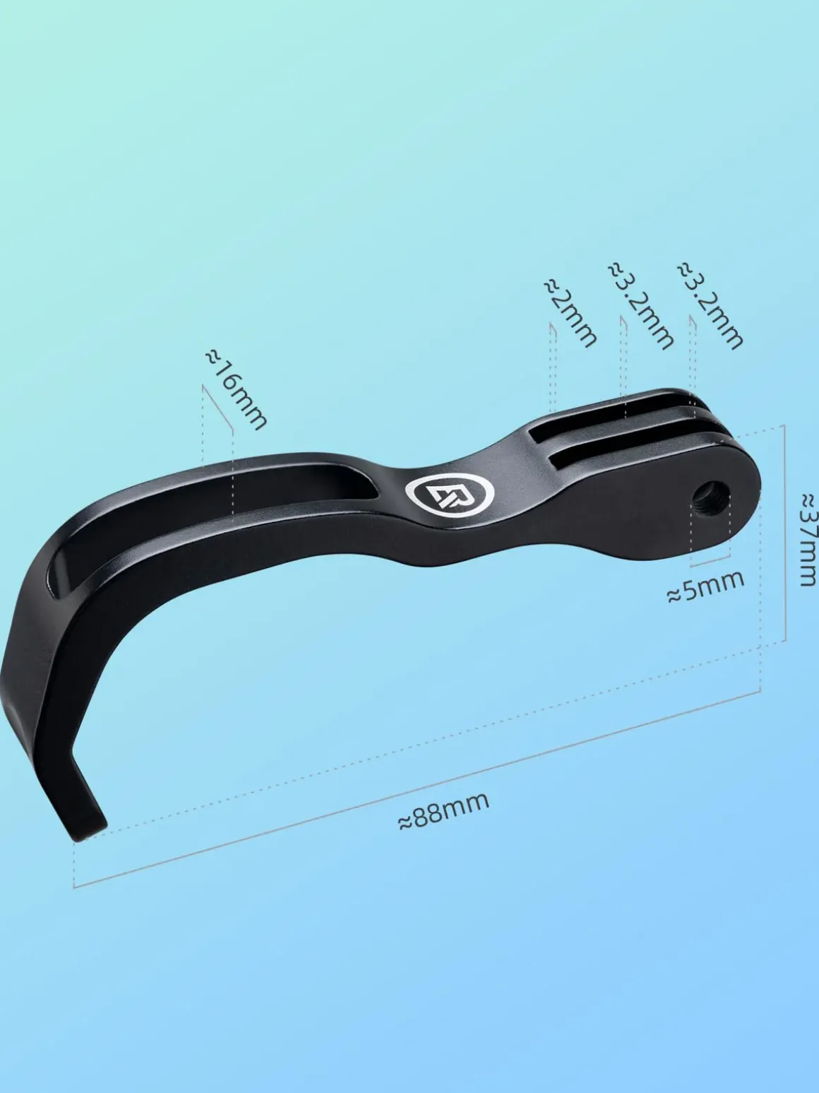 Front Headlight Extender Bracket for Folding Bicycles