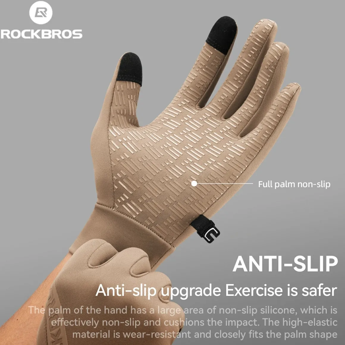 Graphene Winter Cycling Gloves for 41–59°F