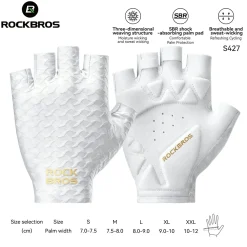 Half Finger Cycling Gloves with SBR Padding