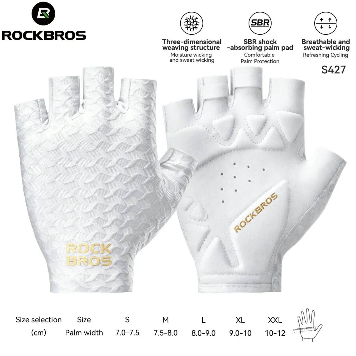 Half Finger Cycling Gloves with SBR Padding