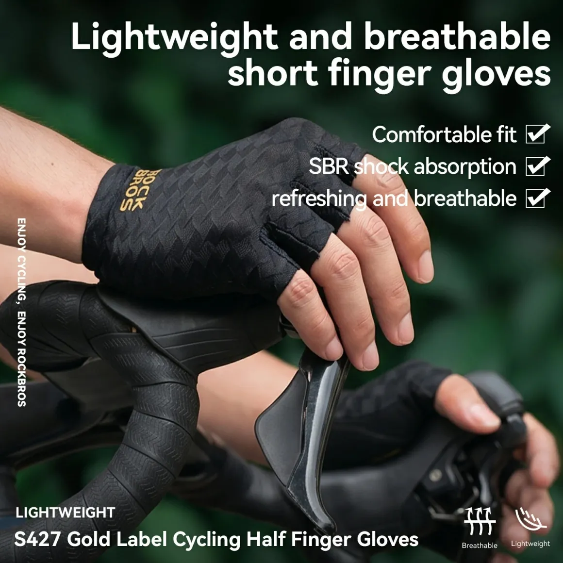 Half Finger Cycling Gloves with SBR Padding