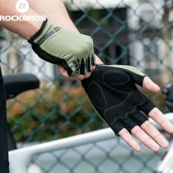 Half-Finger Cycling Gloves with SBR Shock-Absorbing Palm Pads