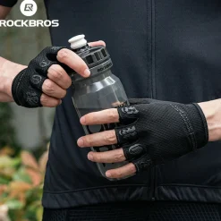 Half-Finger Cycling Gloves with SBR Shock-Absorbing Palm Pads