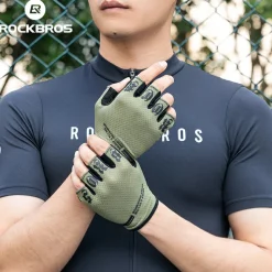 Half-Finger Cycling Gloves with SBR Shock-Absorbing Palm Pads