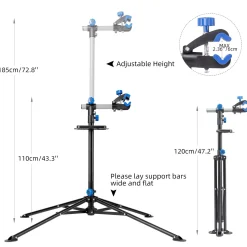 Height-Adjustable Bike Repair Stand for Home Maintenance