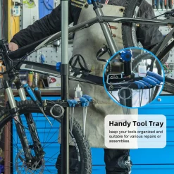 Height-Adjustable Bike Repair Stand for Home Maintenance