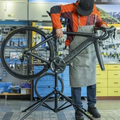 Height-Adjustable Bike Repair Stand for Home Maintenance