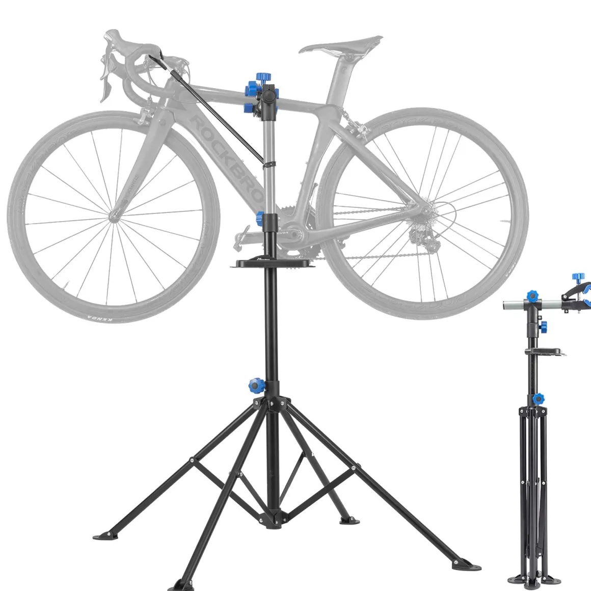 Height-Adjustable Bike Repair Stand for Home Maintenance