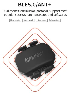 iGPSPORT Bike Speed & Cadence Sensor ANT+ Bluetooth 5.0 IPX7 Waterproof