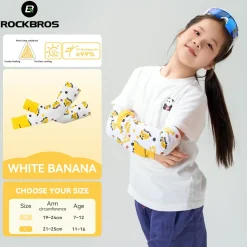 Kids Cooling Arm Sleeves Breathable Sun Protection