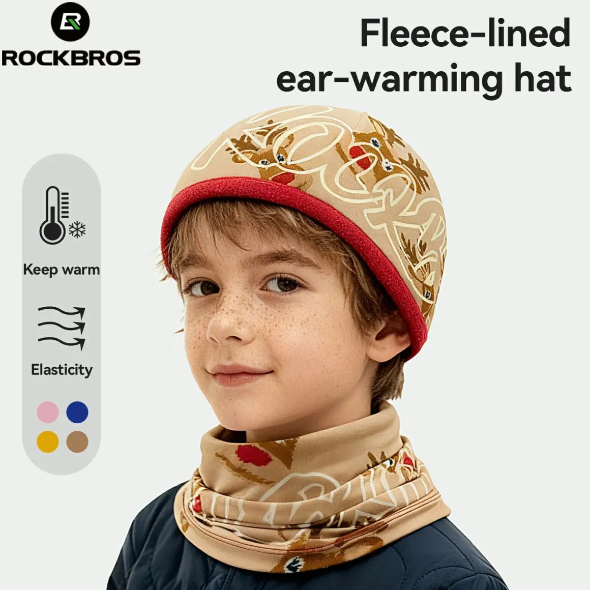 Kids Cycling Neck Gaiter Warm Double-Sided