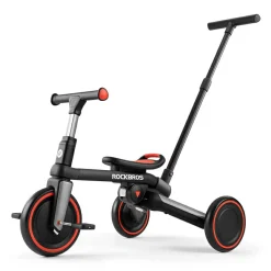 Kids 3 in 1 Tricycle Adjustable Seat Removable Pedals Toddler Ride On Bike