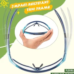 Kids Sports Glasses for Ages 8–14