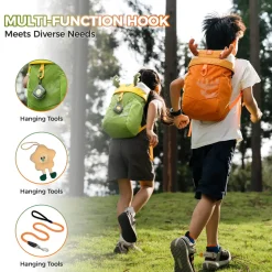 Kids Water-Repellent Hiking Backpack 8L