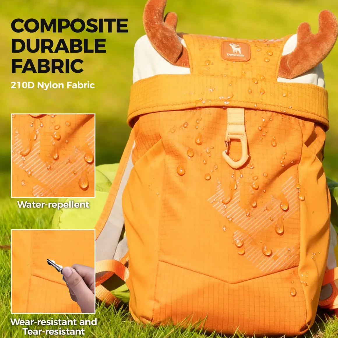 Kids Water-Repellent Hiking Backpack 8L