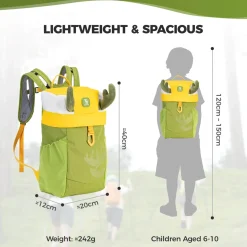 Kids Water-Repellent Hiking Backpack 8L
