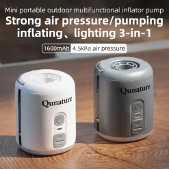 4.5KPa Mini Air Pump with 1600mAh Battery & Camping Light
