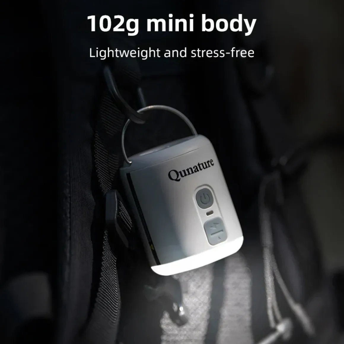 4.5KPa Mini Air Pump with 1600mAh Battery & Camping Light
