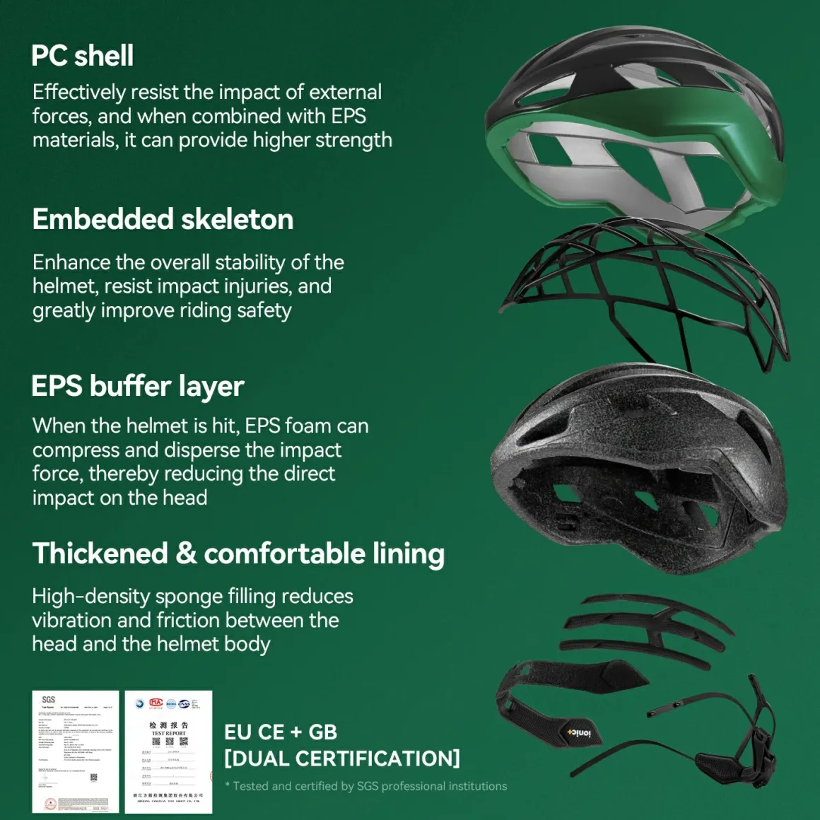 LK-11 ROCKBROS × Zhejiang Professional FC Limited Edition Bike Helmet