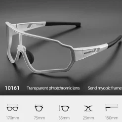 Low Wind Resistance Photochromic Sunglasses