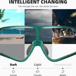 Low Wind Resistance Photochromic Sunglasses